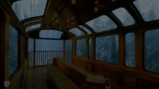 Ride a Train that Doesn't Stop in the Rain that Takes You to Infinity - Keep Going to Fall Asleep смотреть онлайн