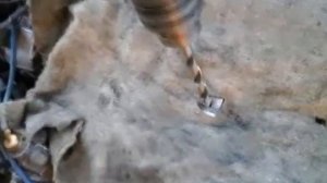 Шпилька для оси коромысел вместо сорванного болта