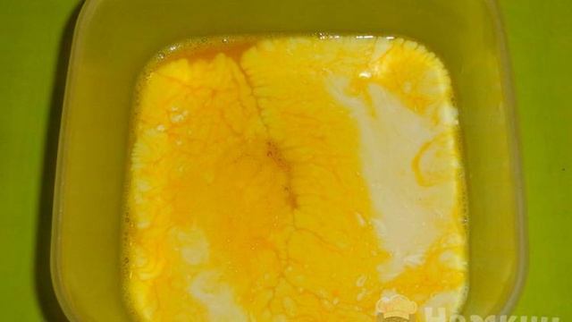 Омлет с утиным мясом и сыром