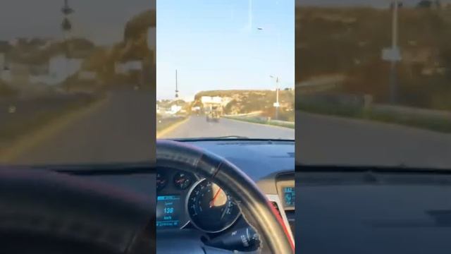 Speeding past Police