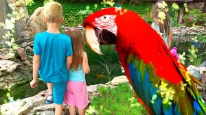 Настя_и_Папа_играют_в_парке_