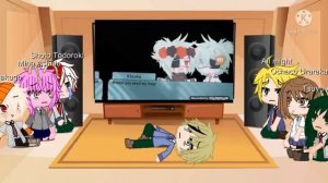 Class 1-A + all might react to villian deku meme -bkdk- (Villain deku Au)