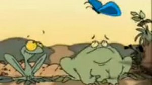 Две жабы на дороге питаются комарами.