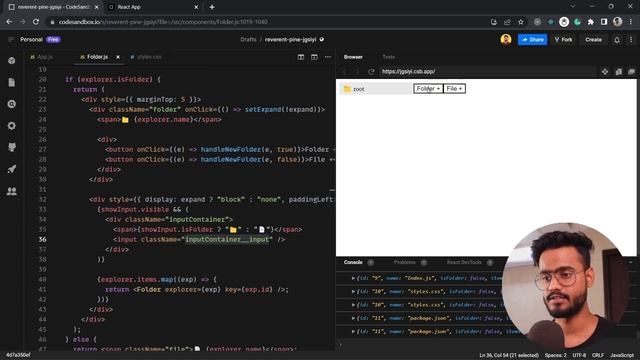 React JS Interview Questions ( File Explorer ) - Frontend Machine Coding Interview Experience