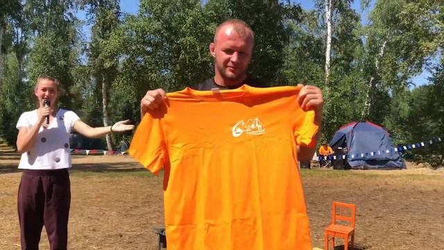 Встреча Александра Шлеменко с детьми в лагере 🏕 смотреть онлайн