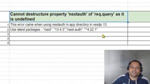 TypeError  - Cannot destructure property 'nextauth' of 'req query' as it is undefined