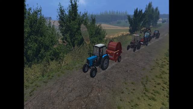 Farming Simulator 2015! Заготовка сена и прочии работы смотреть онлайн
