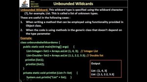 392. Java Generics - Unbounded Wildcards