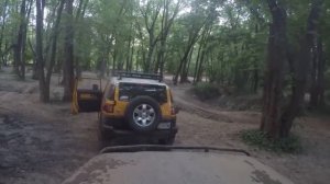 Ленд Крузер 80  FJ cruiser оффроуд в речке toyota FJ TLC80 offroad