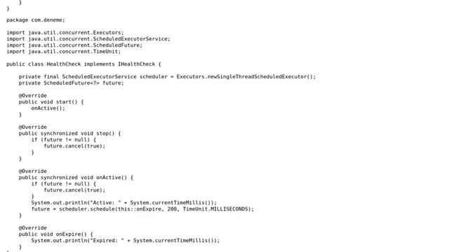 Code Review: Checking inactivity with periodic tasks in Java смотреть онлайн