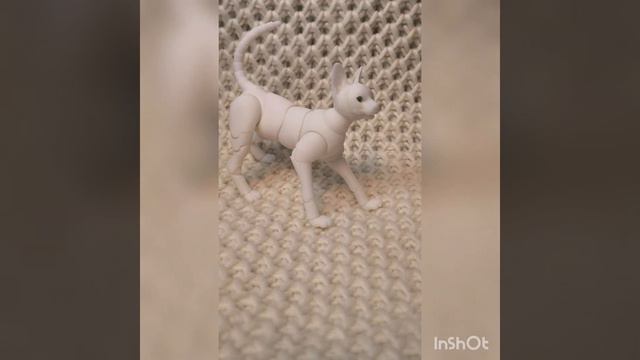 BJD doll cat sphinx white colour costly collection toys подвижная шарнирная кукла БЖД кошка сфинкс