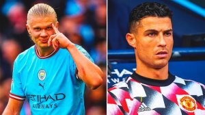 Here's How Haaland Shocked Ronaldo During Manchester City vs Manchester United!