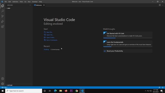 How to Run JAVA 17 in Visual Studio Code on Windows 10 [2021 Update] VS Code + JAVA 17