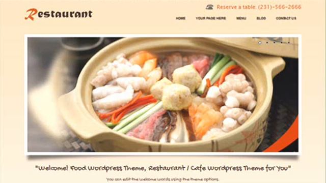 Restaurant WordPress Templates & Themes смотреть онлайн