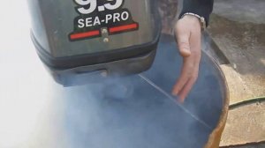 заводим лодочный мотор sea-pro 9.9 OTH