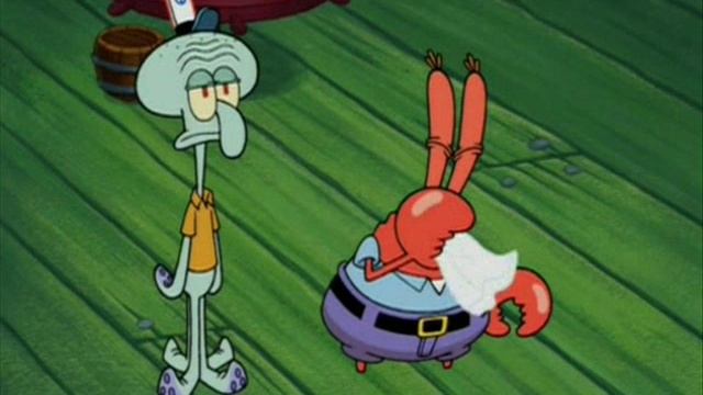 Mr Krabs Spinning