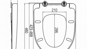 Очень практичное сиденье для унитаза с микролифтом, быстросъемное AM.PM Awe C117852WH по скидке 21%