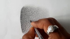 HOW TO SKETCH SKIN TEXTURE? | Skin texture sketch Tutorial