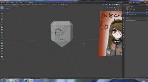 ПЫТАЮСЬ СДЕЛАТЬ 3D МОДЕЛЬ ИЗ АРТА ПОДПИСЧИЦЫ (BLENDER)