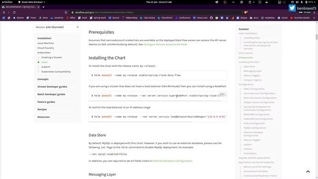 Installing Spring Cloud Dataflow Locally On Kubernetes With Helm