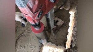 HILTI DD 350 рОбот в паре с DD 160