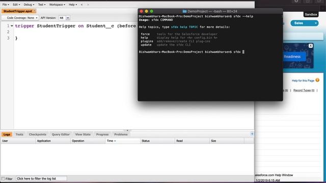 Syncing changes between Project and Scratch Org смотреть онлайн