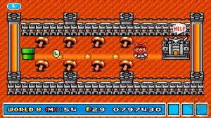 Super Mario Bros 3 HD REMAKE 100% World 8: BOWSER'S CASTLE Part 2 (Amazing NEW Graphics)