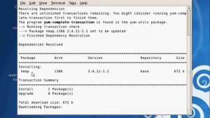 Centos Linux Tutorial - installing and running nmap