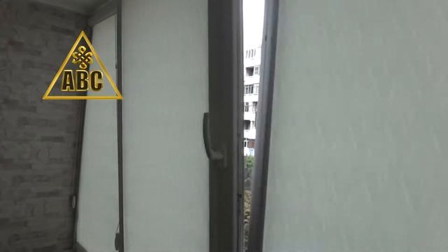 Рулонные кассетные шторы Uni 2 на большую лоджию