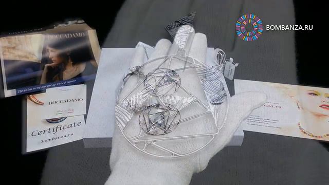 Серьги Boccadamo SPICCHI DI LUCE, XOR213 BW/S. Элитная бижутерия из Италии