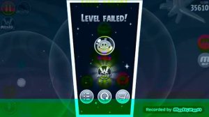 Angry Birds Space Level Failed