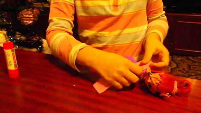 как делать платье из цветной бумаги для кукол смотреть онлайн