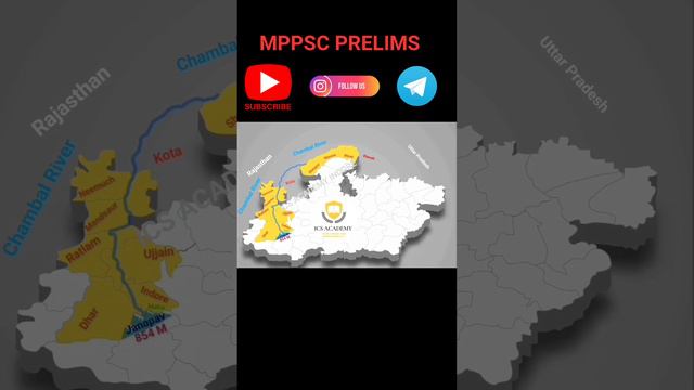 MPPSC Prelims | Chambal River | MP Drainage System| ICS Academy Indore