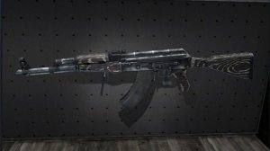 AK 47  Черный глянец