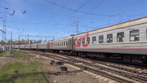 Электровоз ЭП1М-620 с поездом №310 Воркута — Адлер/Новороссийск