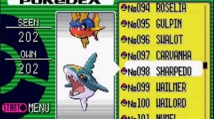 pokemon emerald: pokedex complete