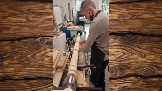 Деревообрабатывающая мастерская/Токарные тренировки/Часть № 5 смотреть онлайн