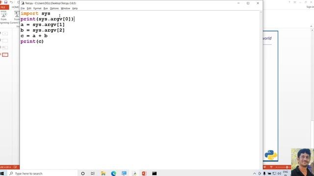 22 - Python Command line Arguments -2