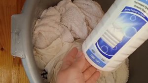 Как отстирать белые вещи? Жидкий порошок и Дамла от Эрсаг.