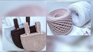 Органайзер из трикотажной пряжи МК. Пряжа BISKVIT