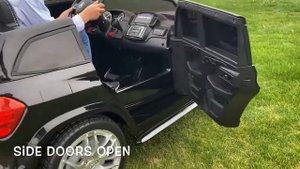 Детский электромобиль Mercedes Benz GLS63 AMG Black Edition