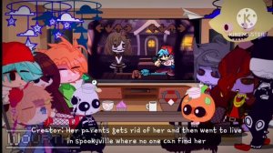 Friday night funkin' characters reacts to VS Gacha Club Horror // Gacha Club