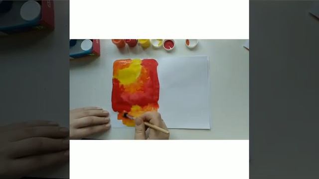 Аппликация с элементами рисования "Птичка" (4-5 лет)