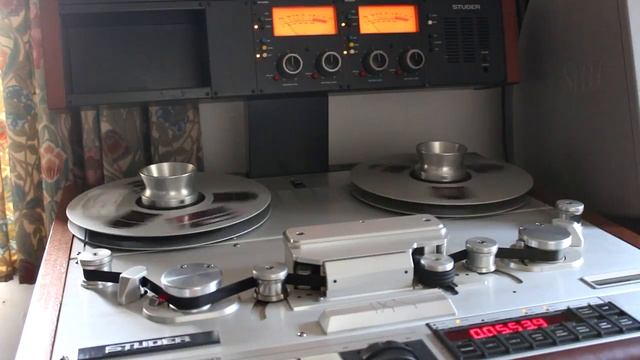 Studer A820 Master Tape Replay