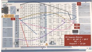 How to Connect the 101 Sequence Detector on the Trainer Board