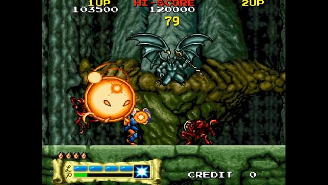 The Astyanax. Arcade. No Damage Walkthrough смотреть онлайн