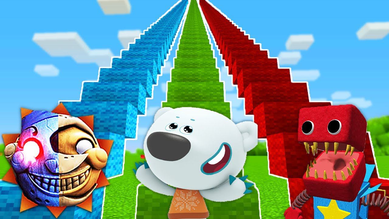 ВЫБЕРИ ПРАВИЛЬНУЮ ЛЕСТНИЦУ В МАЙНКРАФТ смотреть онлайн