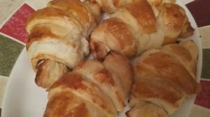 РОГАЛИКИ ИЗ СЛОЕНОГО ТЕСТА.     ГОТОВИМ С ❤ !