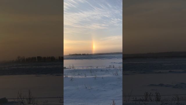 Радужный эффект Галло, которое бывает раз в 100 лет. Rainbow effect of Gallo.