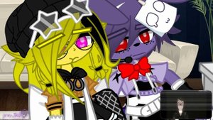 FNAF 1 + Michael Afton Reacts To “Five Long Nights” | FNAF | (Gacha Club/Plus)